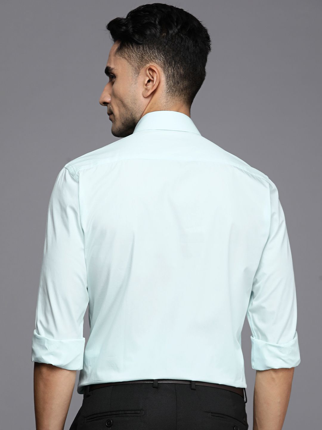 Raymond Pure Cotton Slim Fit Solid Formal Shirt