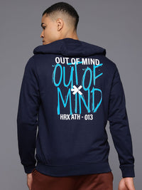 HRX by Hrithik Roshan Typography Printed Hooded Sweatshirt