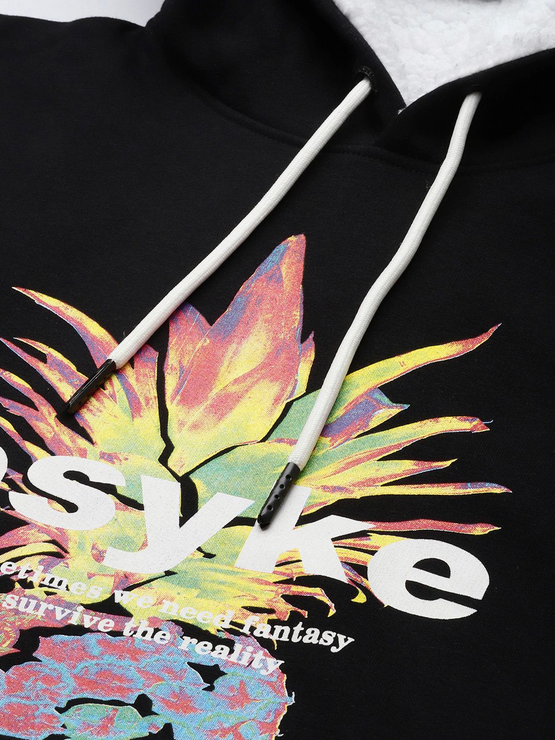 Being Human Printed Hooded Sweatshirt