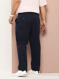 Thomas Scott Men Plus Size Straight Fit Easy Wash Chinos Trousers