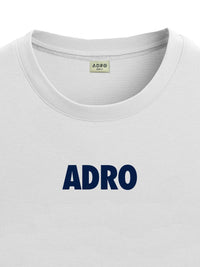 ADRO Men Typography Lengan Panjang Applique T-shirt