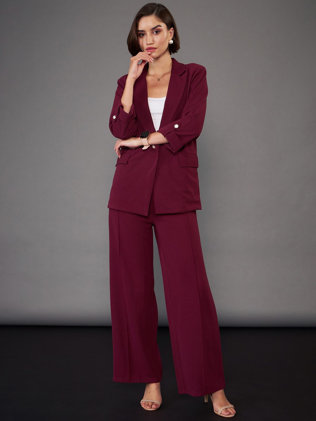 SASSAFRAS worklyf Single Breasted Blazer With Trouser