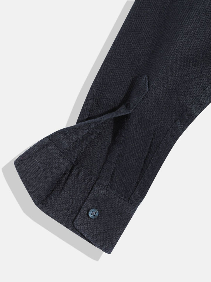 Monte Carlo Boys Band Collar Smart Fit Shirt