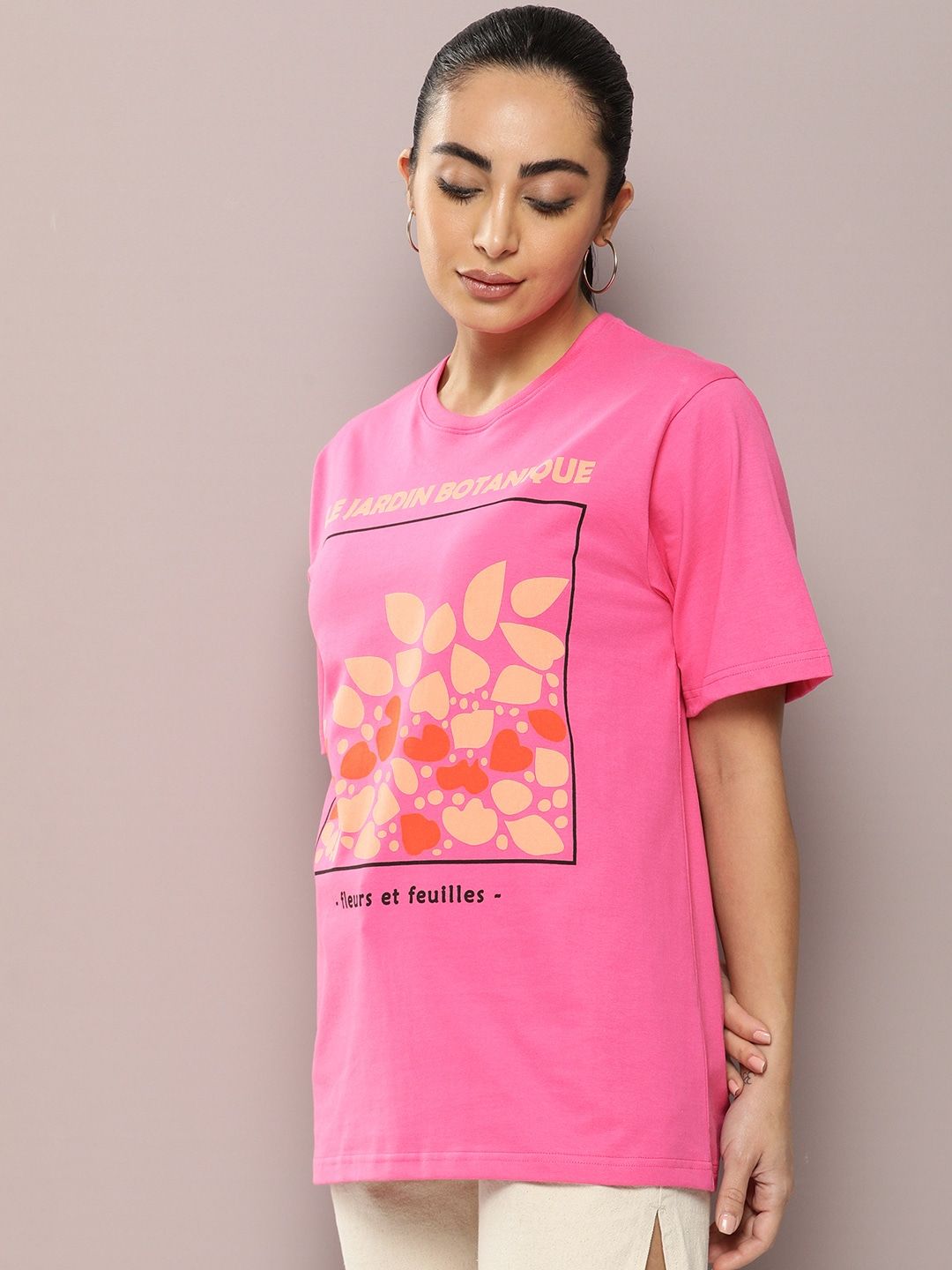 DILLINGER Graphic Printed Oversized Pure Cotton T-shirt