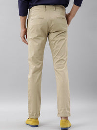 RARE RABBIT Shines Slim Fit Mid-Rise Cotton Chino Trouser