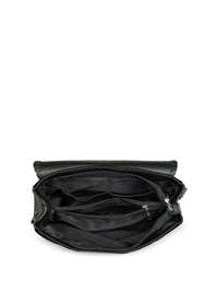 ZOUK Floral Printed Structured Jute Handheld Bag