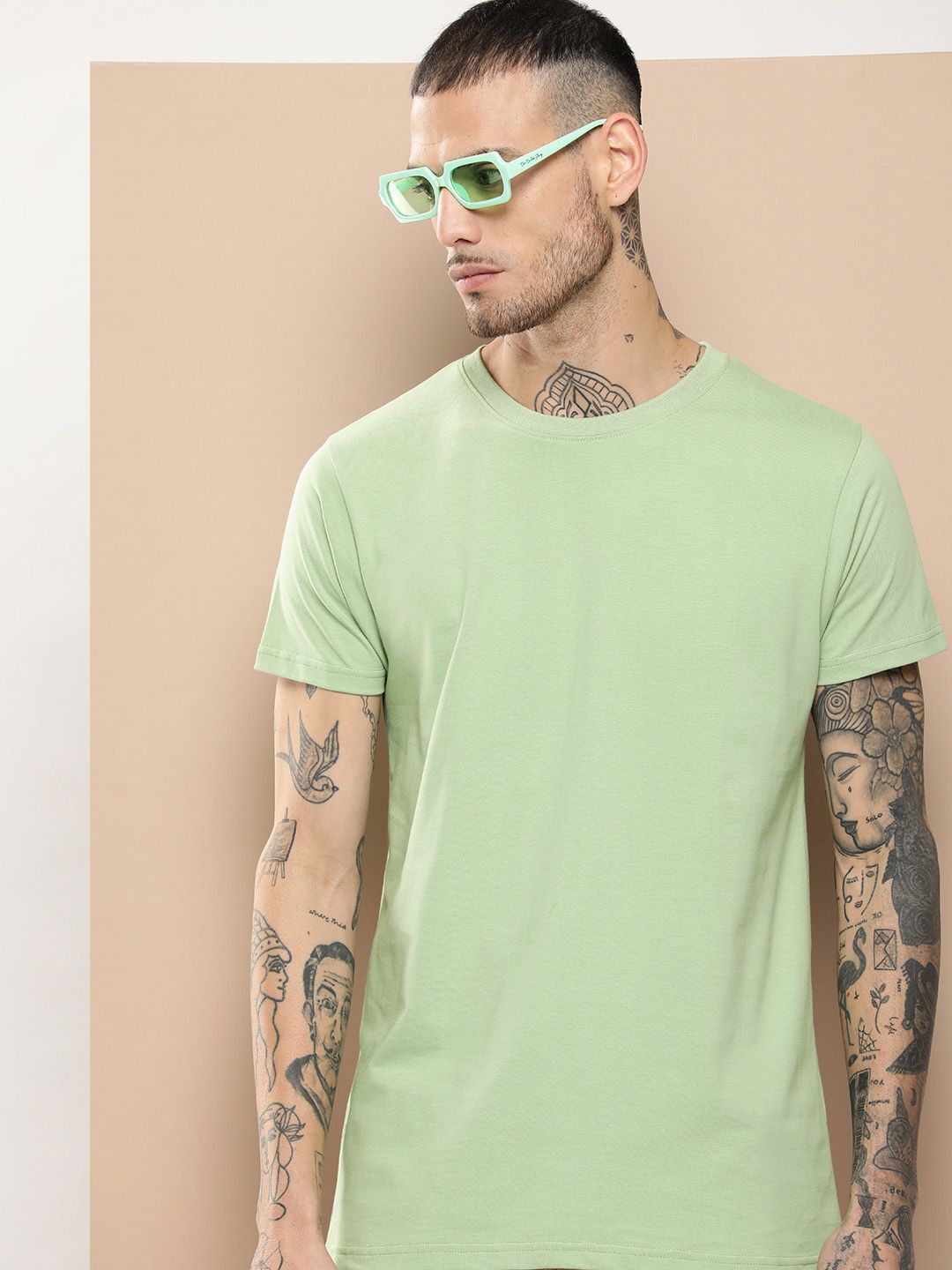 Difference of Opinion Men Pure Cotton T-shirt