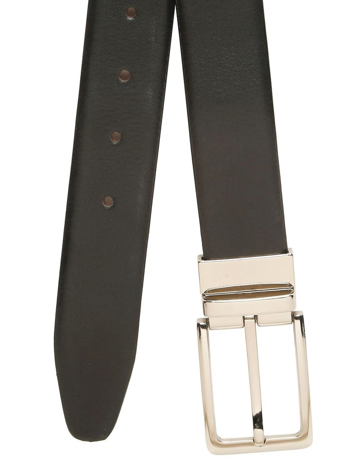 Teakwood Leathers Men Leather Reversible Formal Belt