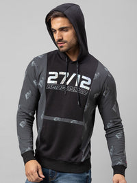 Being Human Men Black Printed Sweatshirt
