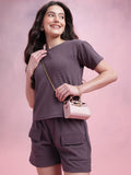 DressBerry Waffle Knit Textured Co-Ord Set