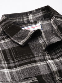 The Indian Garage Co Slim Fit Checked Pure Cotton Casual Shirt