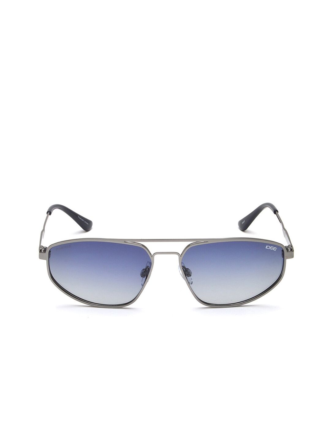 IDEE Men Oval Sunglasses with Polarised and UV Protected Lens IDS3065C3PSG