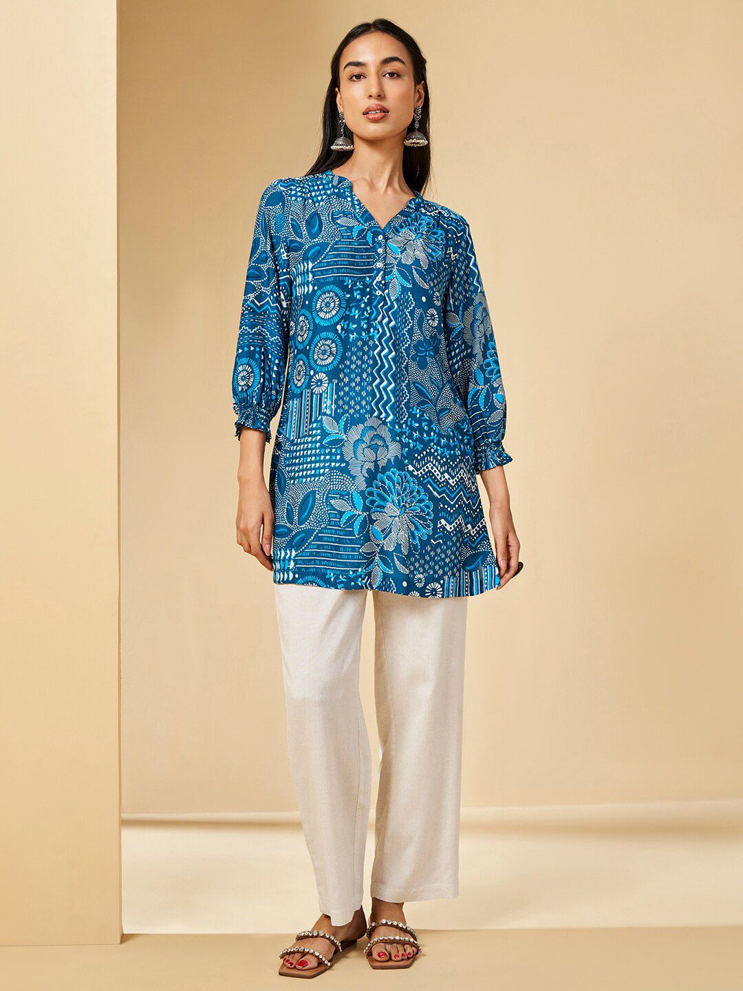 Global Desi Ethnic Printed Tunic