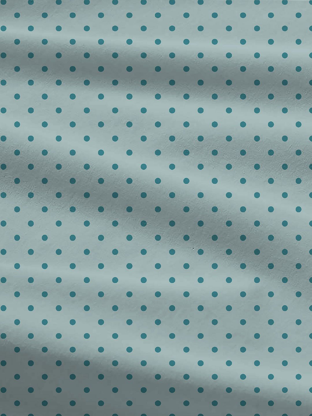 TRIDENT Party Mood Teal Urban Comfort Flat 144TC Queen Cotton Bedsheet Set