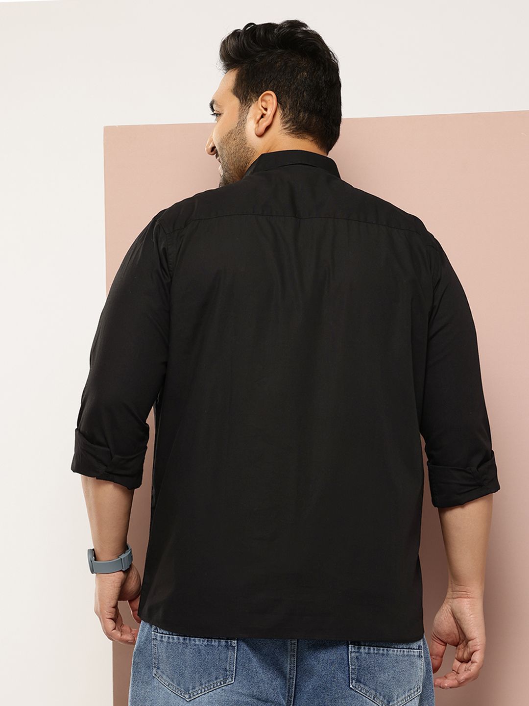 Thomas Scott Plus Size Regular Fit Button Down Collar Shirt
