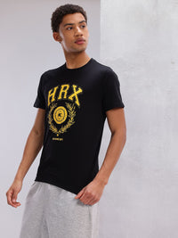 HRX by Hrithik Roshan Brand Logo Print Regular Fit Lifestyle T-shirt