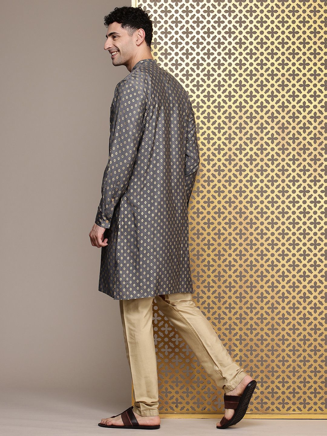 House of Pataudi Ethnic Motifs Printed Jashn Kurta