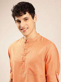 Anouk Mandarin collar Pathani Short Kurta