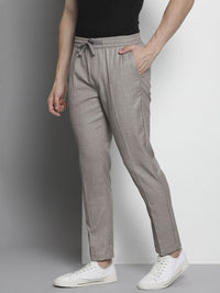 The Indian Garage Co Men Regular Fit Pleated Trousers