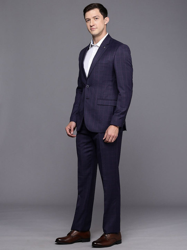 Raymond Checked Contemporary Fit Formal Blazer With Trouser
