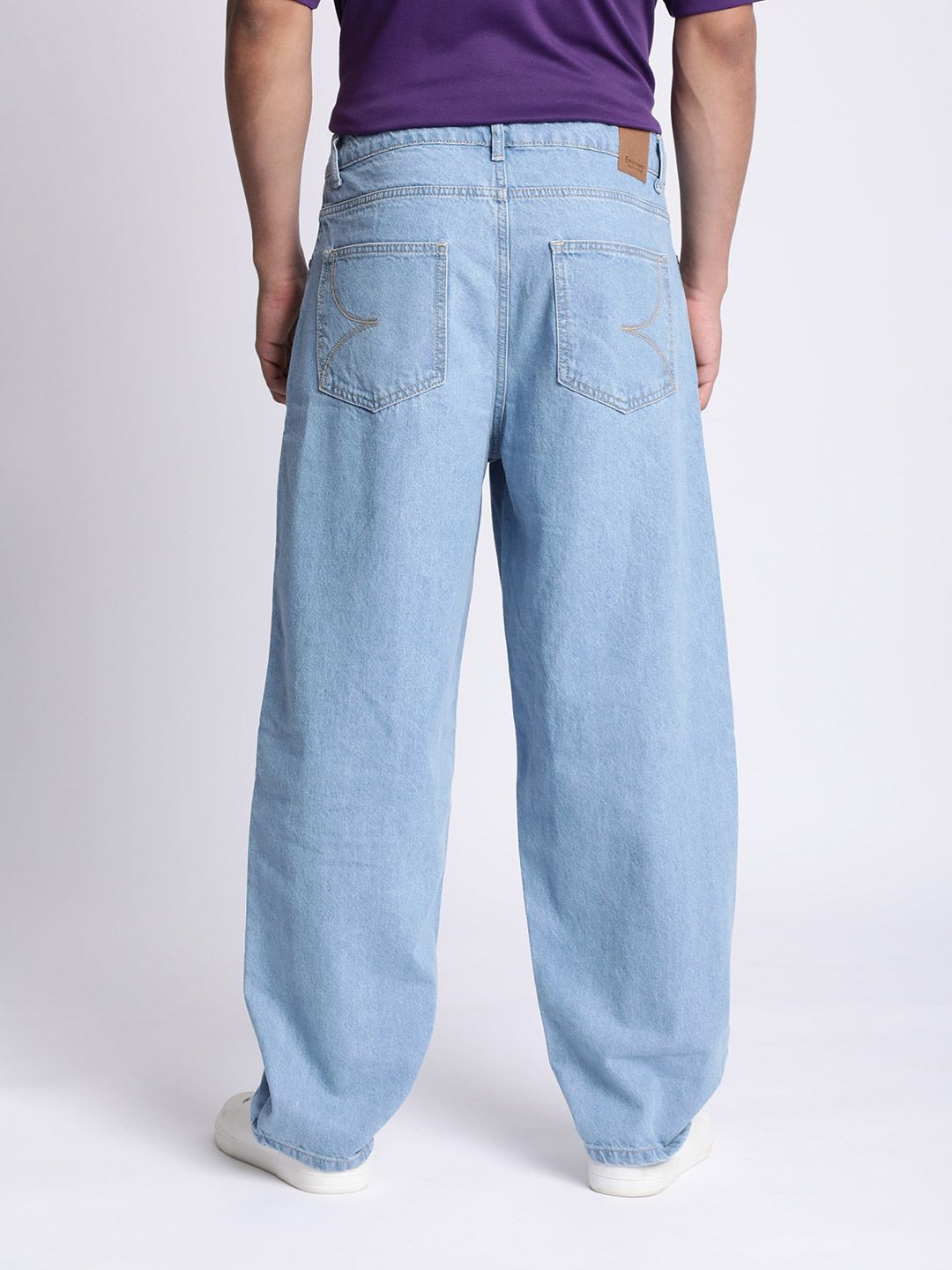 Bene Kleed Men Barrel fit High-Rise Jeans