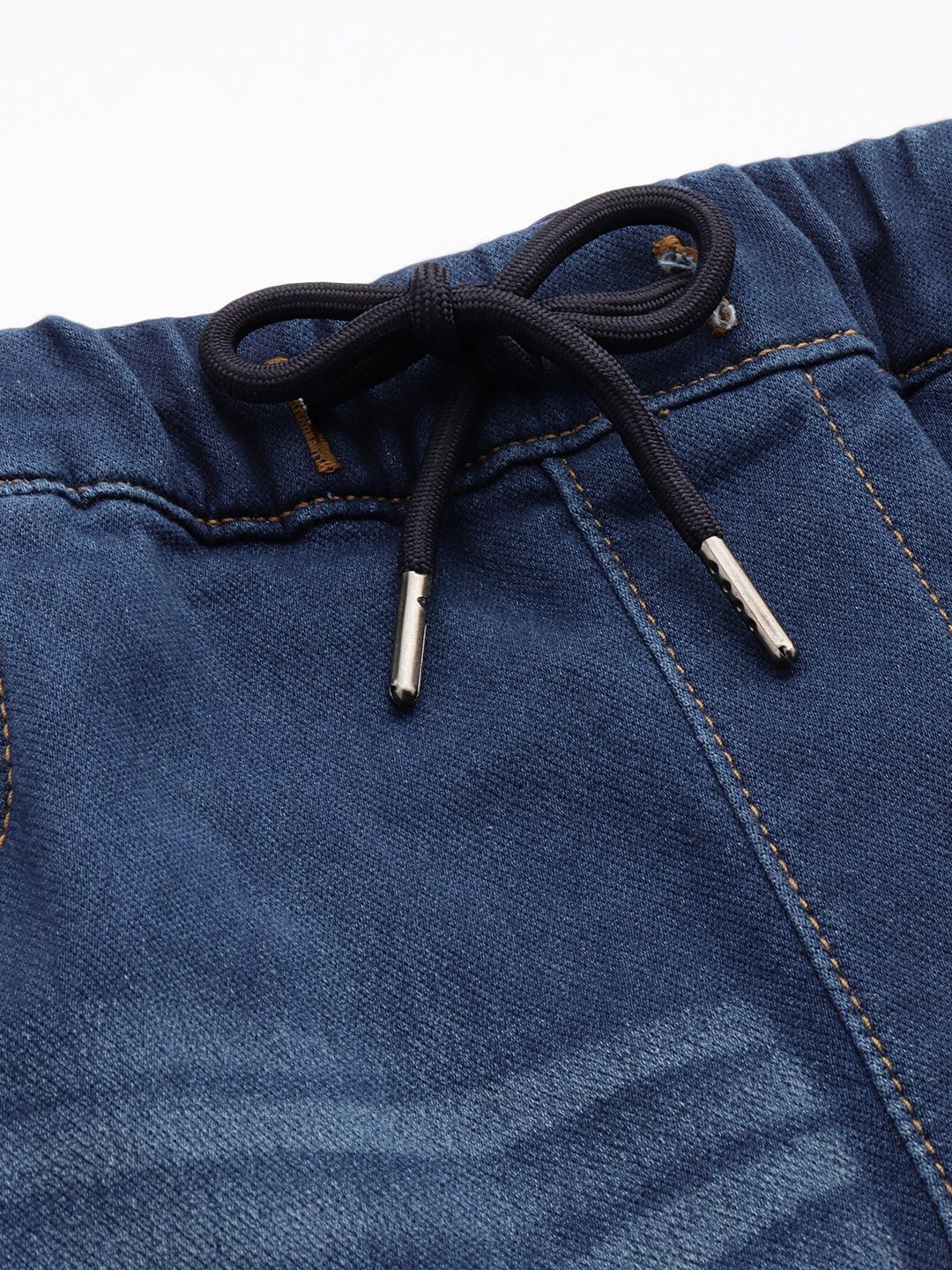 The Indian Garage Co Men Light Fade Stretchable Cargo Jeans