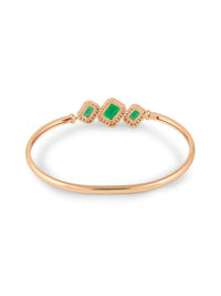 Zaveri Pearls Rose Gold Plated Cubic Zirconia Gelang Kada