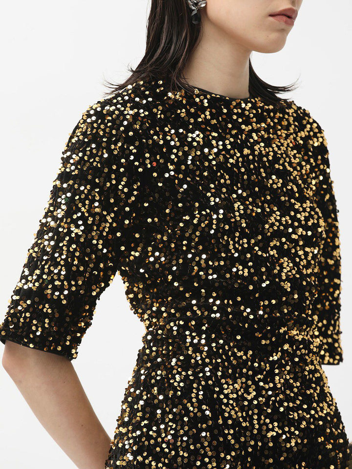 RAREISM Sequinned Embellished Bodycon Dress