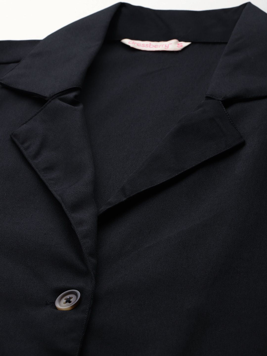 DressBerry Lapel Collar Blazer-Style Co-ords