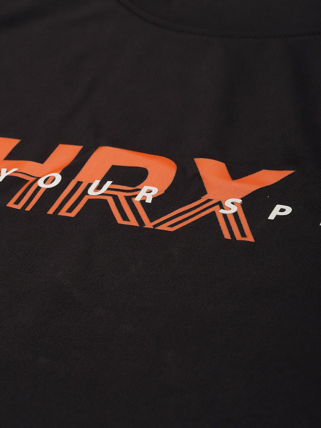 HRX by Hrithik Roshan Men Brand Logo Printed Badminton Rapid-Dry T-shirt