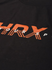 HRX by Hrithik Roshan Men Brand Logo Printed Badminton Rapid-Dry T-shirt