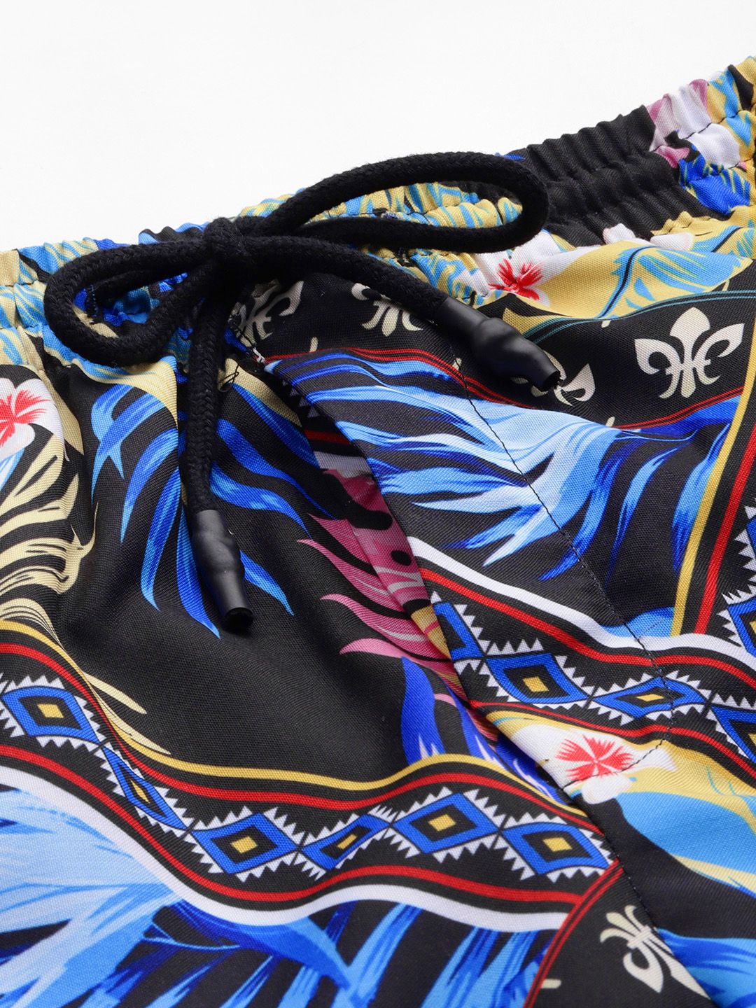 The Indian Garage Co Men Tropical Printed Short with Shirt