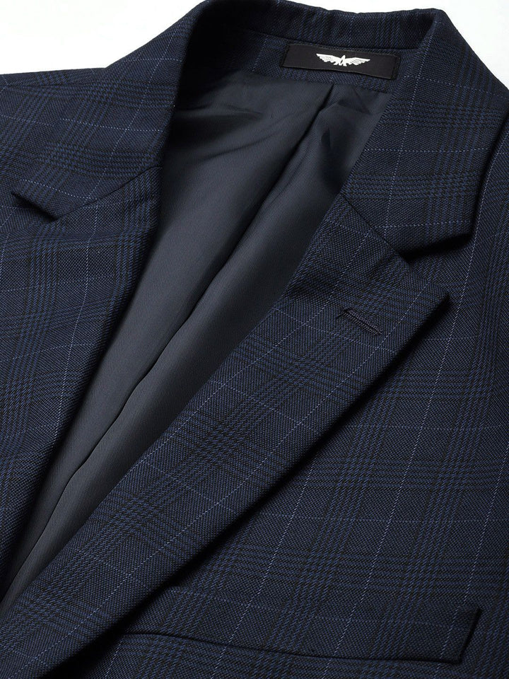 Park Avenue Notched Lapel Collar 3 Piece Formal Suit