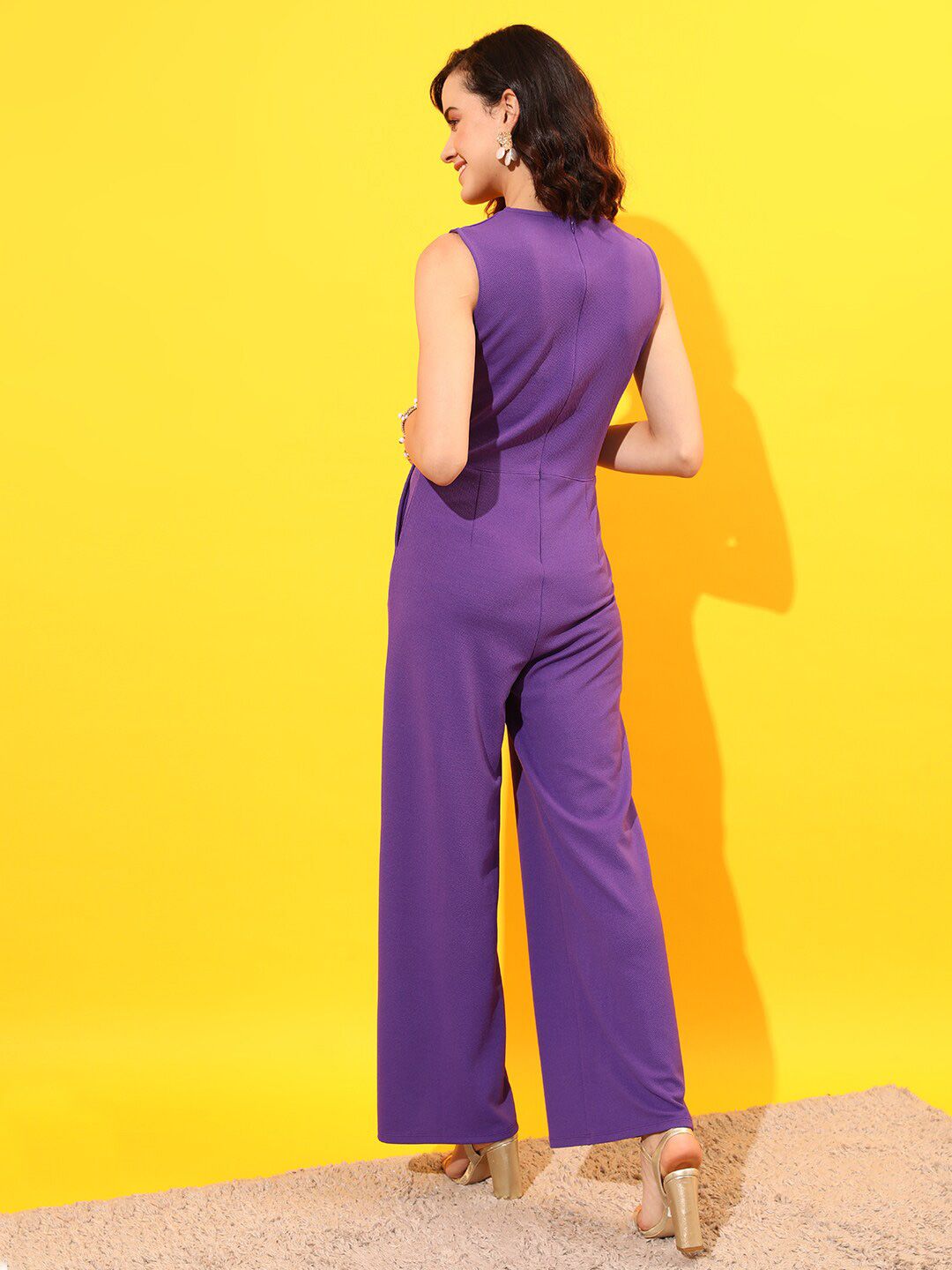 STREET 9 Round Neck Basic Corset Jumpsuit