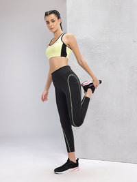 HRX by Hrithik Roshan Women Typography Printed Rapid-Dry Cropped Running Tights