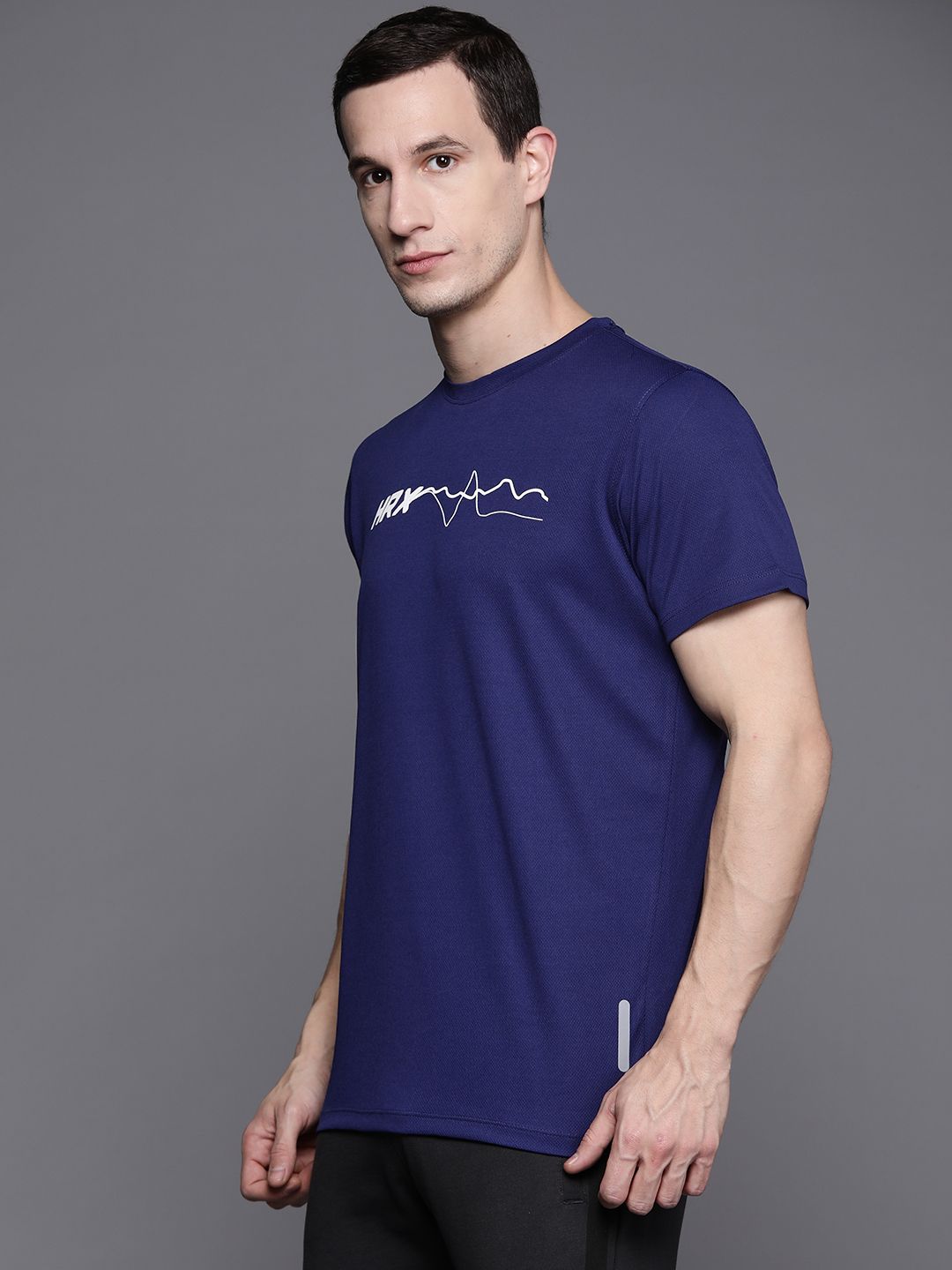 HRX by Hrithik Roshan Brand Logo Printed Running T-shirt