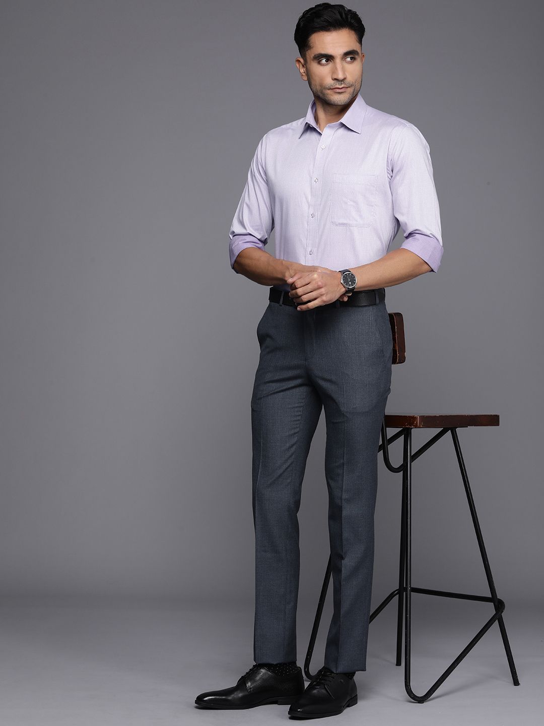 Raymond Men Pure Cotton Slim Fit Formal Shirt