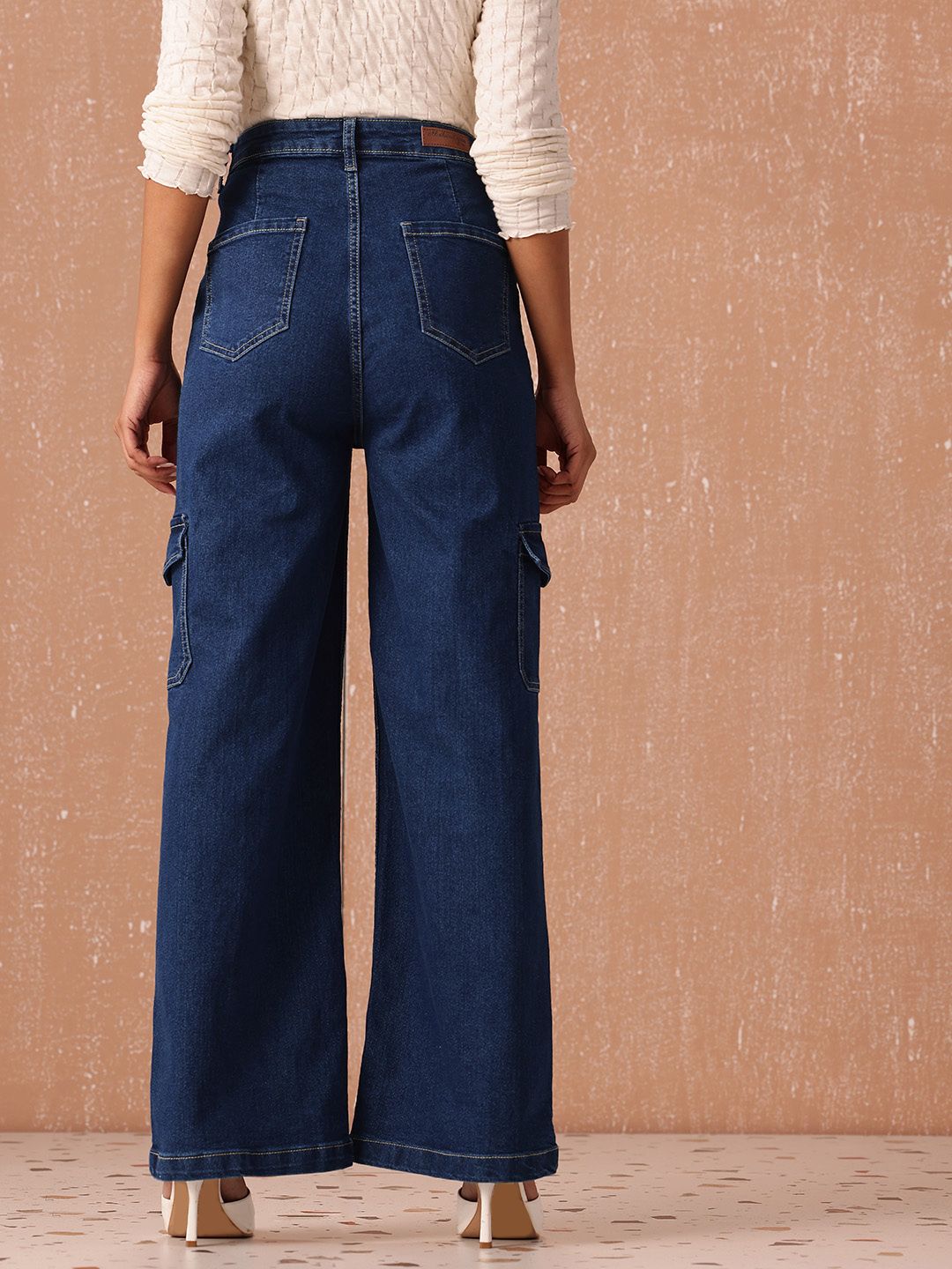 all about you Women Wide Leg High-Rise Stretchable Jeans