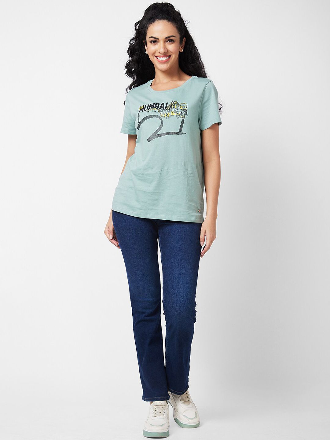 SPYKAR Women Bootcut Fit Mid-Rise Light Fade Jeans