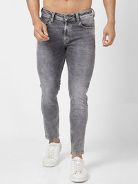 SPYKAR Men Mid-Rise Kano Skinny Fit Heavy Fade Stretchable Jeans