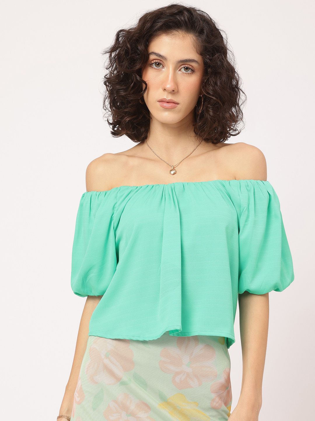 DressBerry Bardot Bliss Off-Shoulder Top