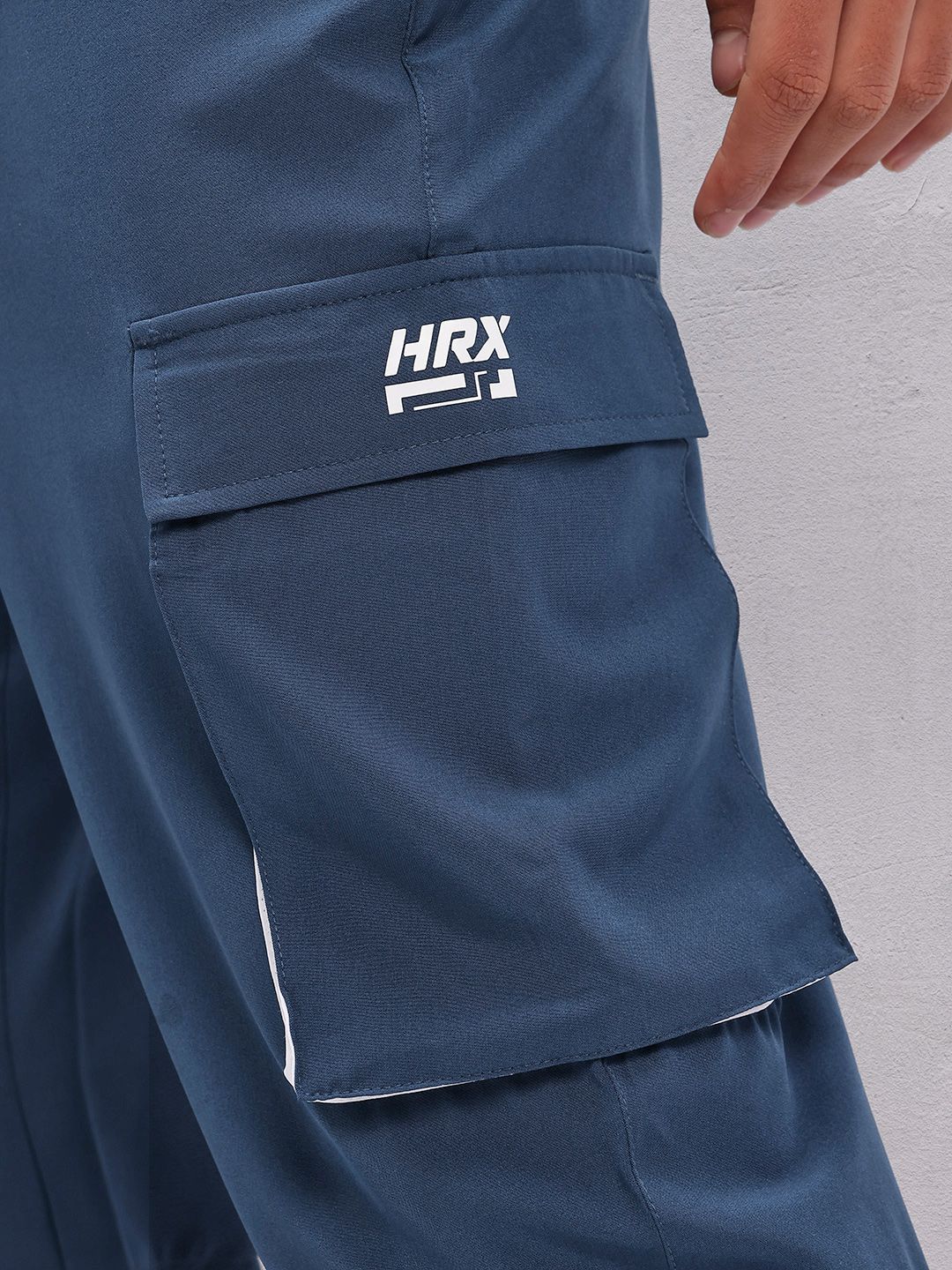 HRX by Hrithik Roshan Men Rapid-Dry Cargo-Style Training Track Pants