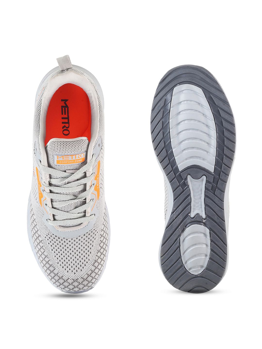 Metro Men Textile Walking Shoes