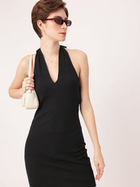 DressBerry Get In The Groove Halter Bodycon Dress