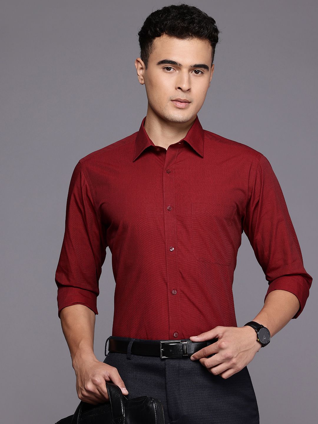 Raymond Pure Cotton Slim Fit Formal Shirt
