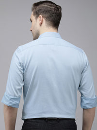 Park Avenue Pure Cotton Self Design Textured Slim Fit Formal Shirt