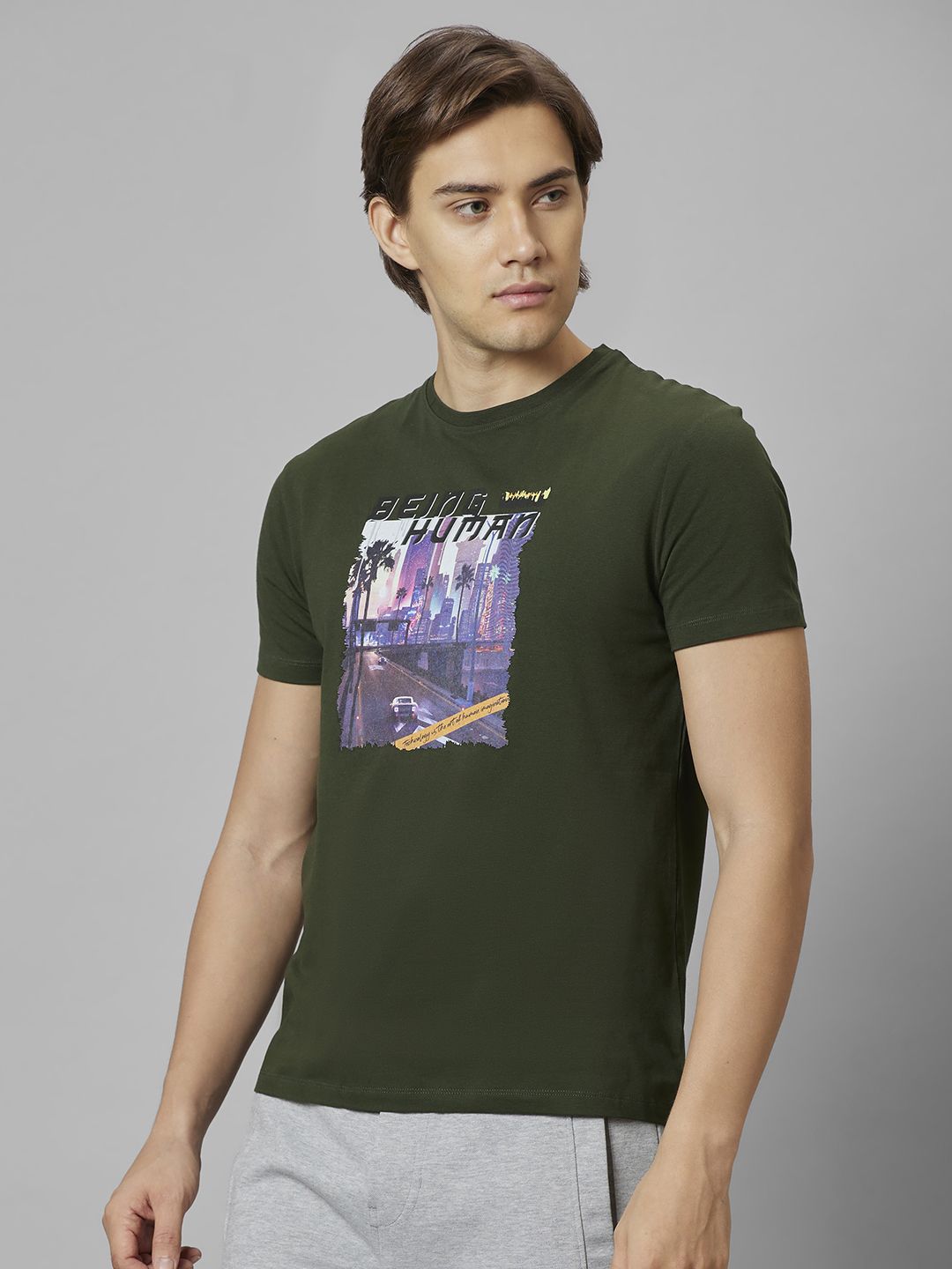 Being Human Printed T-shirt