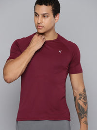 HRX by Hrithik Roshan Men Back Detail Rapid-Dry Training T-shirt