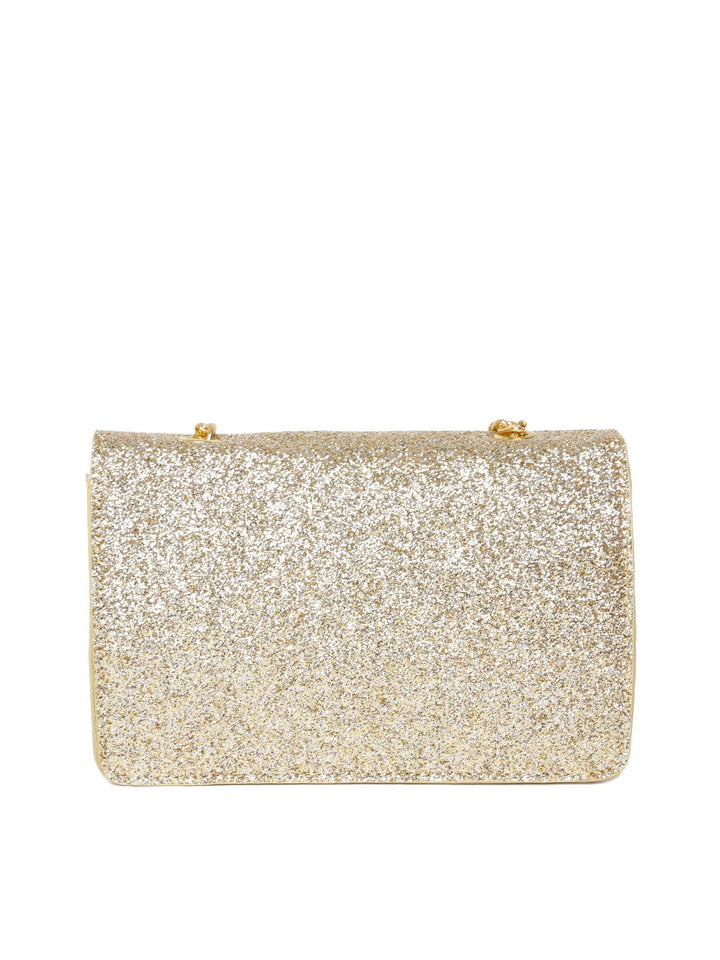 Lino Perros Gold-Toned Shimmery Sling Bag