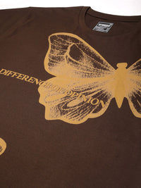 Difference of Opinion Men Short Sleeve Oversized Crew Neck Printed Tshirt